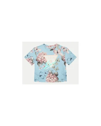 Tricou cu imprimeu din amestec de bumbac organic