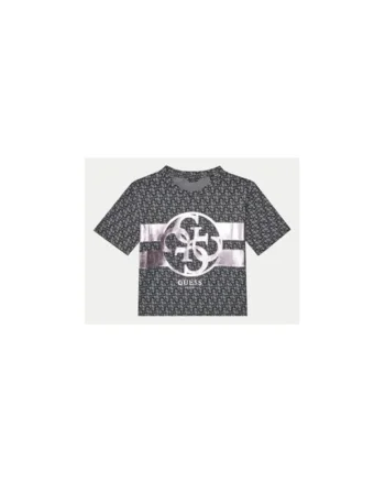 Tricou cu logo metalizat