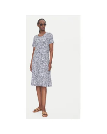 Rochie dama  13002035, Bumbac/Modal, Albastru, Albastru