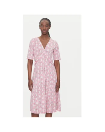 Rochie dama  13002030, Bumbac/Modal, Roz, Roz