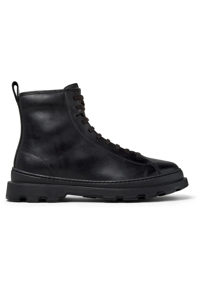 Bocanci de piele Brutus+, Negru