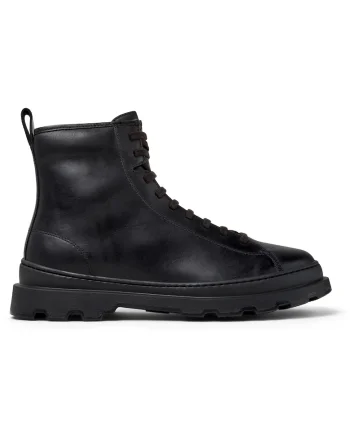 Bocanci de piele Brutus+, Negru