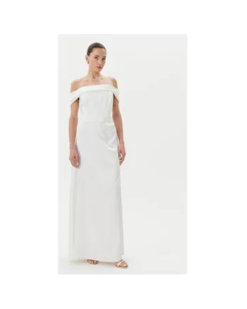 Rochie dama  CFC0123802003, Poliester, Alb, Alb