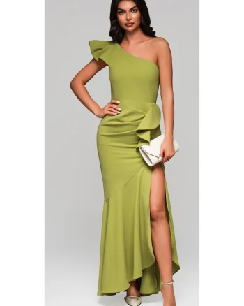 Rochie de seara Maxi  LA-OM-DLR168, Verde