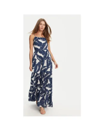Rochie de vara dama  511FD15021, Bumbac/Viscoza, Bleumarin, Bleumarin