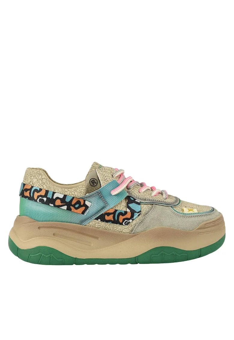 Tenisi sport, dama,  S001 bej, piele naturala, Bej