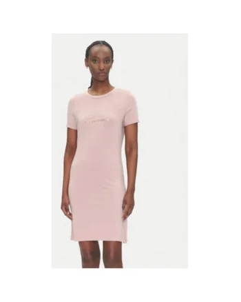 Rochie dama  Emporio Armani, 7W000478 AF12500, Bumbac/Modal, Roz, Roz