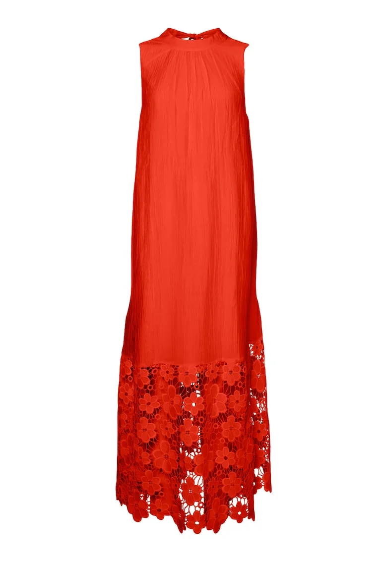 Rochie de vara dama  26037703, Lyocell/Poliamida, Rosu