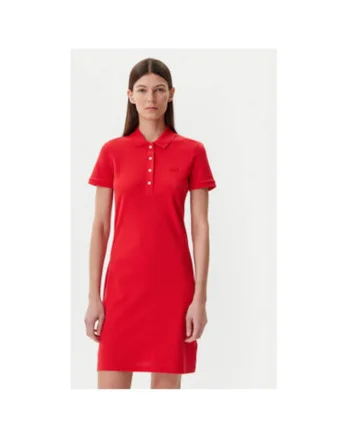 Rochie dama  EF5473, Bumbac, Rosu