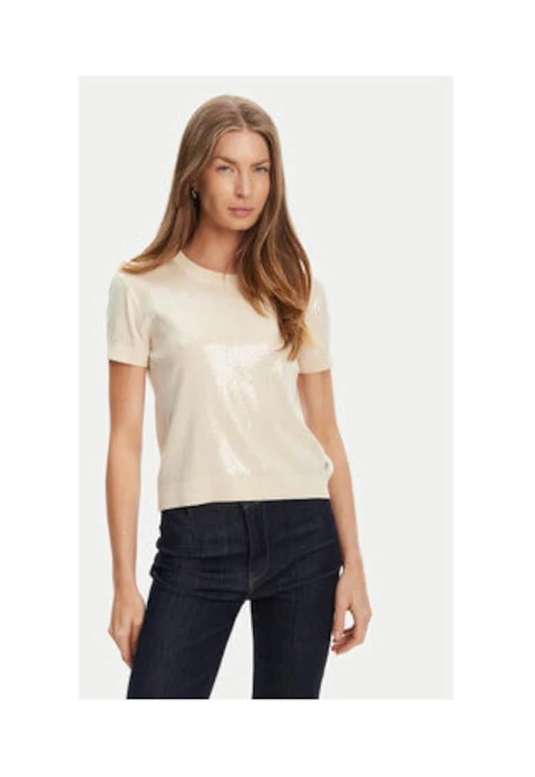 Tricou de dama, cu imprimeu uni
