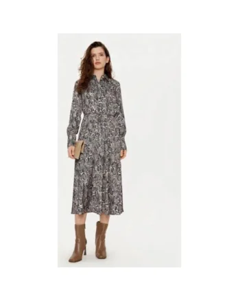 Rochie dama,  305183095, Poliester, Gri, Gri