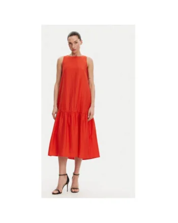 Rochie de vara dama  RP1MR066, In/Poliester, Portocaliu