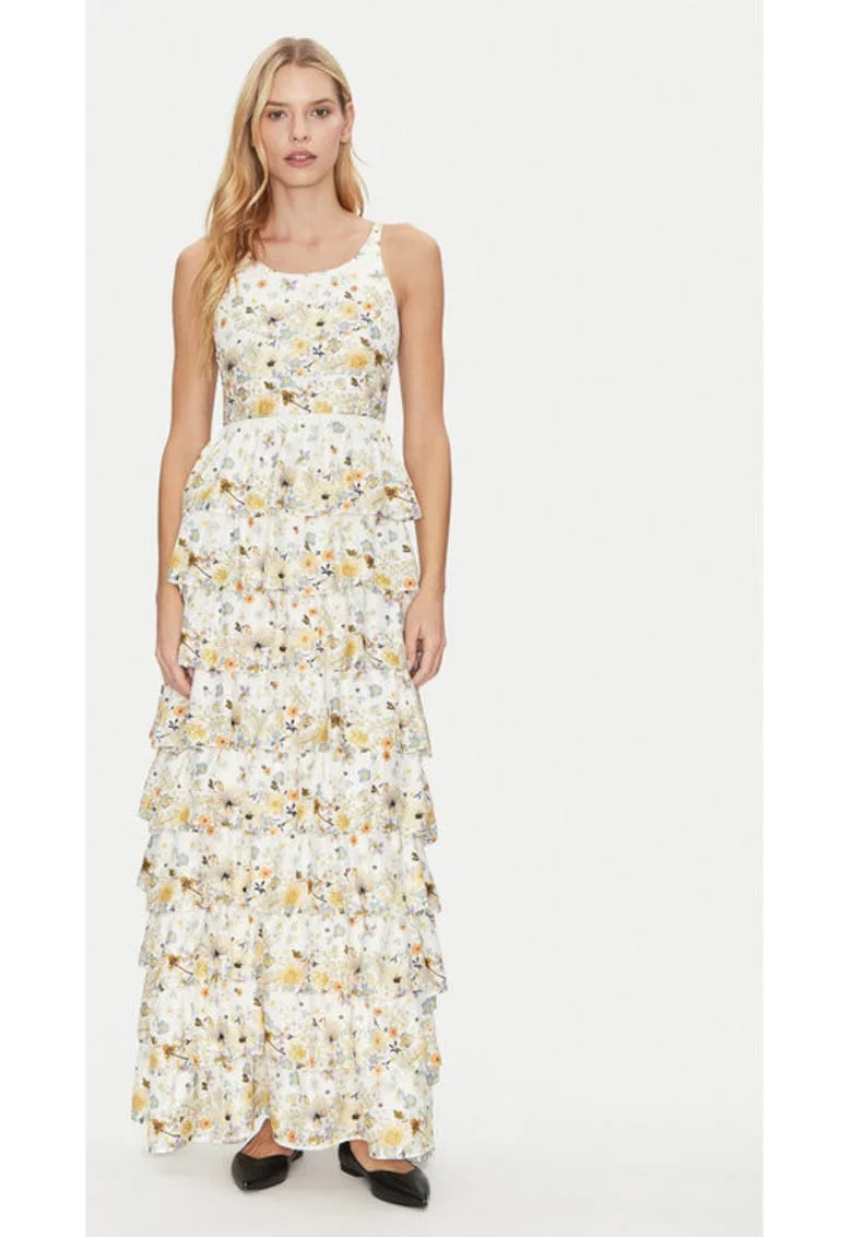 Rochie dama,  304892974, Matase, Multicolor, Multicolor