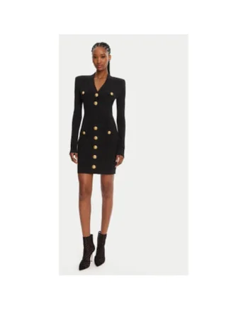 Rochie Dama,  305313836, Viscoza, Poliester, Negru, Negru
