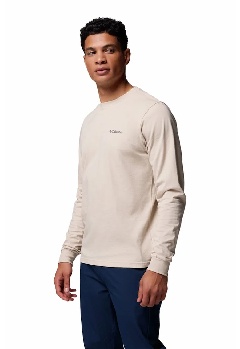 Bluza de bumbac organic Seasonal, Bej deschis