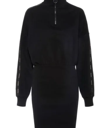 Rochie dama,  Navender, Bumbac, Negru, Negru