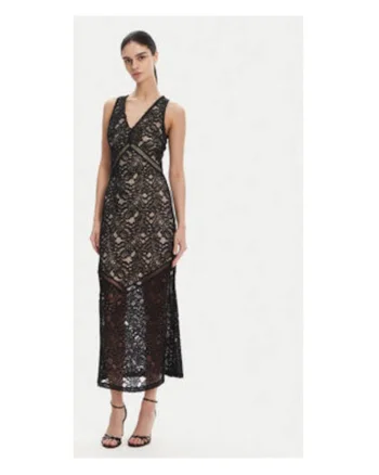 Rochie midi cu decolteu in V