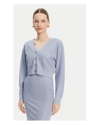 Cardigan cu nasturi si model uni