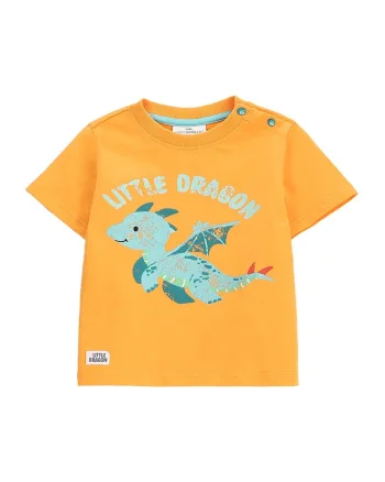 Tricou baieti  WC5143202DBN, Bumbac/Elastan, Portocaliu, Portocaliu