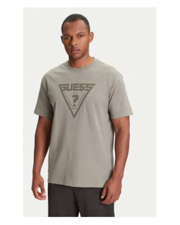 Tricou de bumbac cu logo pe piept