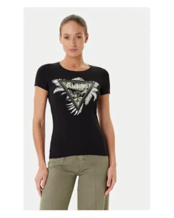Tricou din amestec de bumbac organic slim fit