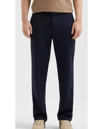 Q/S by s.Oliver Pantaloni chino, barbati, jogger din jerseu, Bleumarin inchis