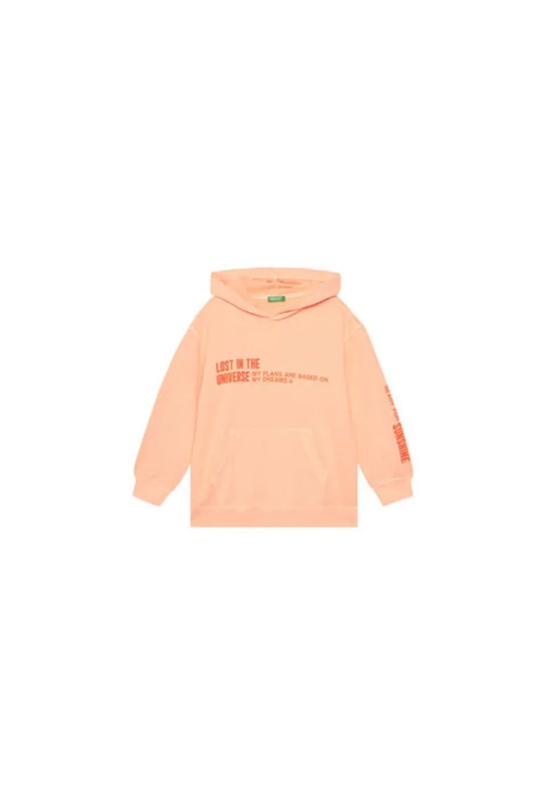 Bluza baieti  3WITC204G, Bumbac, Portocaliu, Portocaliu