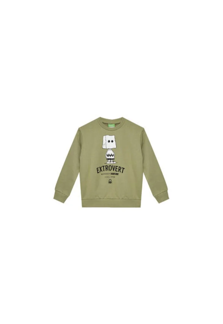 Bluza baieti  3UNIC10NH, Bumbac, Verde, Verde