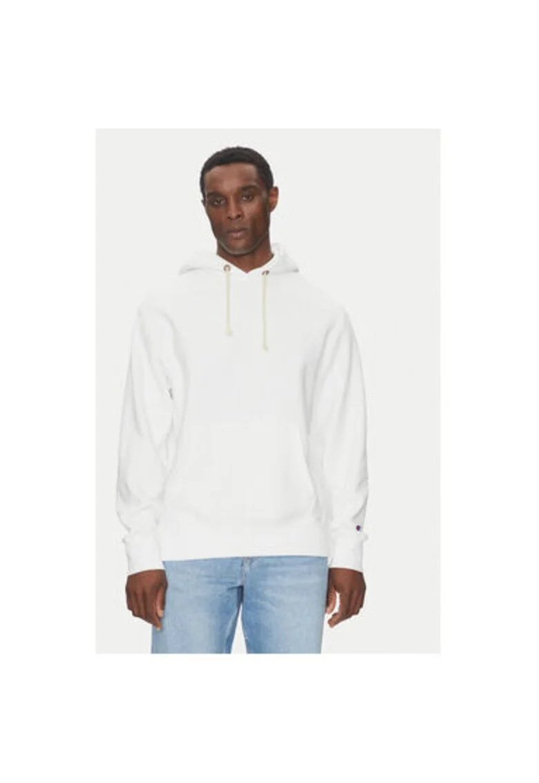 Bluza barbati  220705, Bumbac/Poliester, Alb, Alb