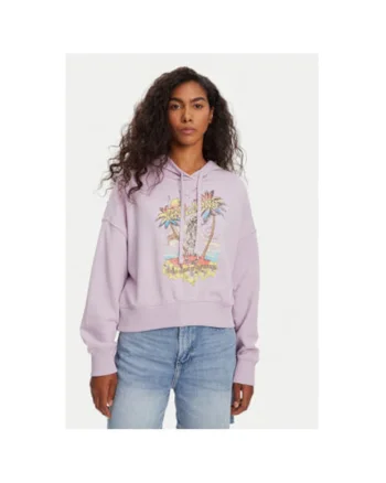 Bluza dama  EBJFT00146, Bumbac/Poliester, Mov, Mov