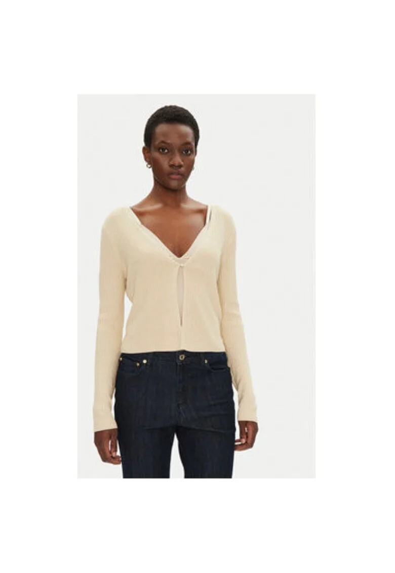 Bluza dama  241-MIRZI, Viscoza/Poliester, Auriu, Auriu