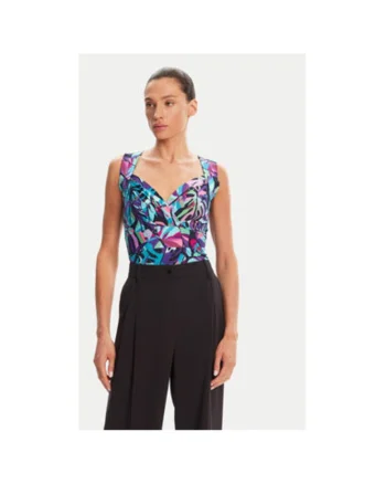 Bluza dama  251-DCOLO, Poliester/Elastan, Multicolor, Multicolor