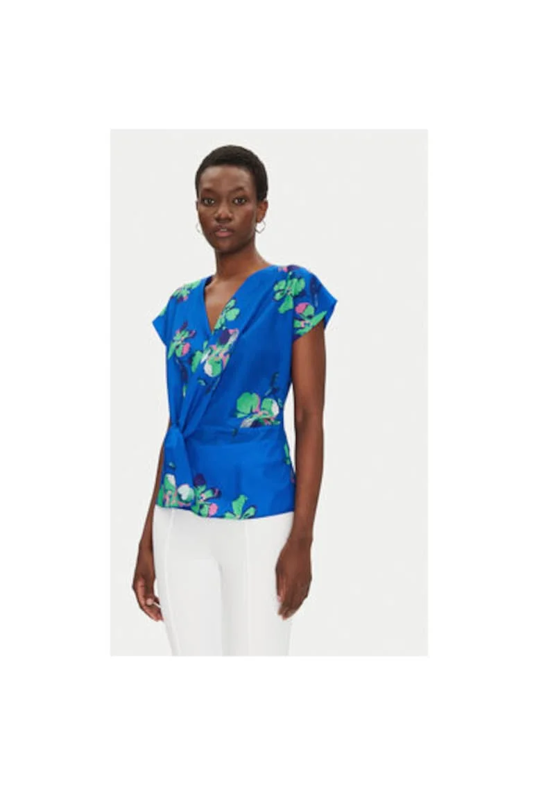 Bluza dama  251-OUZO.F, Poliester, Albastru, Albastru