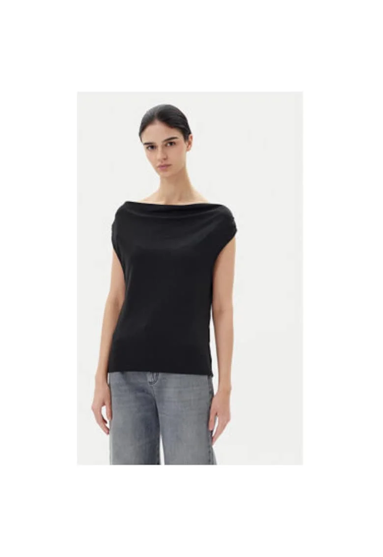 Bluza dama  15351679, Viscoza/Poliester, Negru, Negru