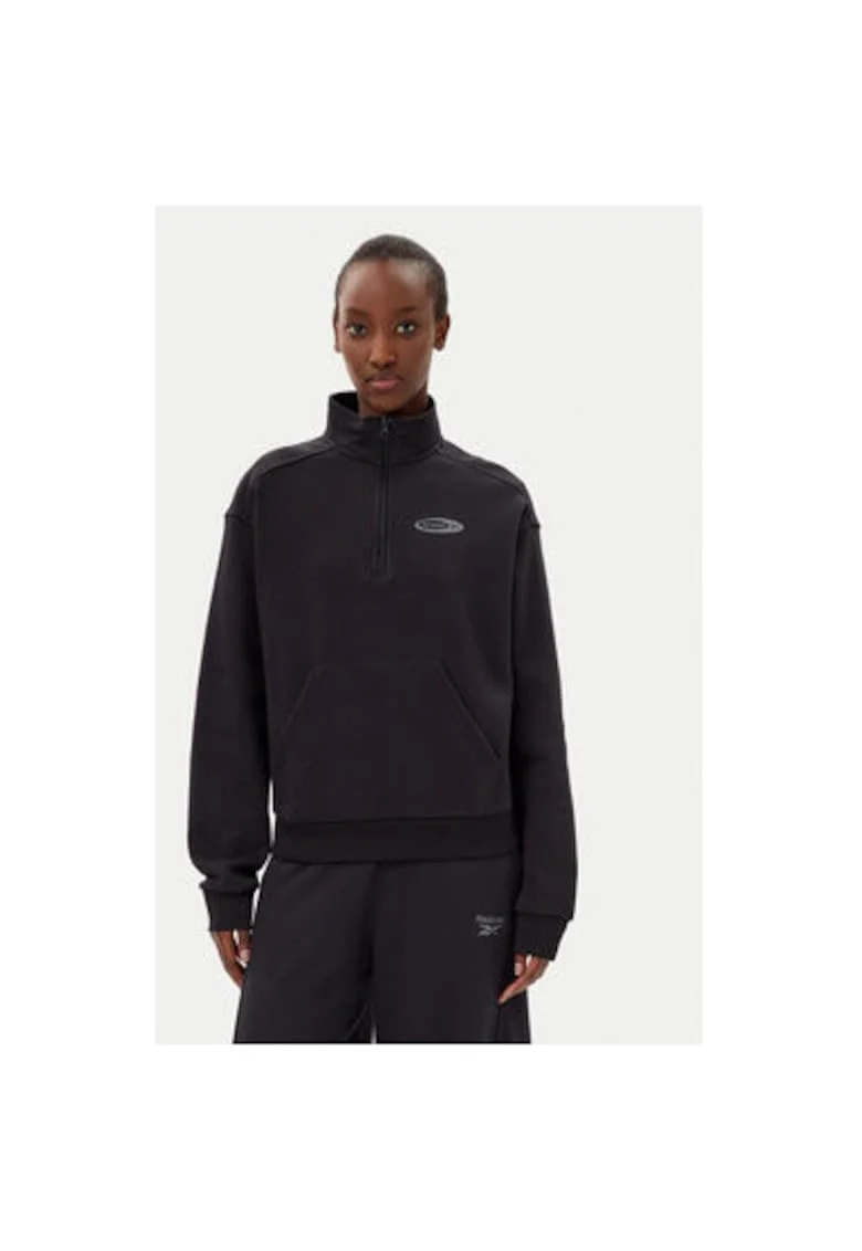 Bluza dama  100214264, Bumbac/Elastan, Negru, Negru