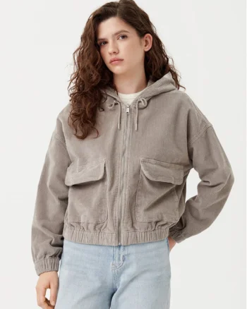 Bluza dama,  304783777, Bumbac, Gri, Gri
