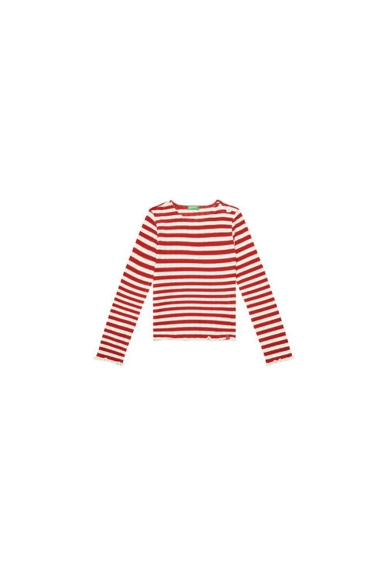 Bluza fete  33LQC10OM, Bumbac/Poliester, Rosu, Rosu