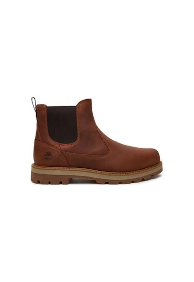 Botine cu glezna joasa barbati  TB0A6A4WEM61, Piele naturala, Maro, Maro