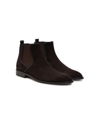 Botine cu glezna joasa pentru barbati  50516470, Piele naturala, Maro, Maro