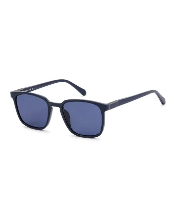Ochelari de soare cu lentile patrate, Albastru oceanic