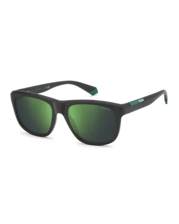 Ochelari de soare polarizati cu lentile in degrade si model unisex, Gri antracit