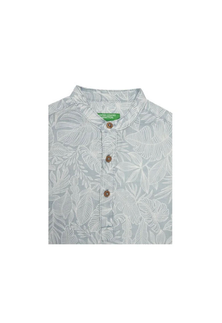 Camasa baieti  5OUGGQ02G, Bumbac, Albastru, Albastru