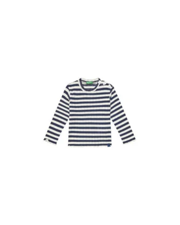Bluza fete  33LQG10J7, Bumbac/Poliester, Bleumarin, Bleumarin