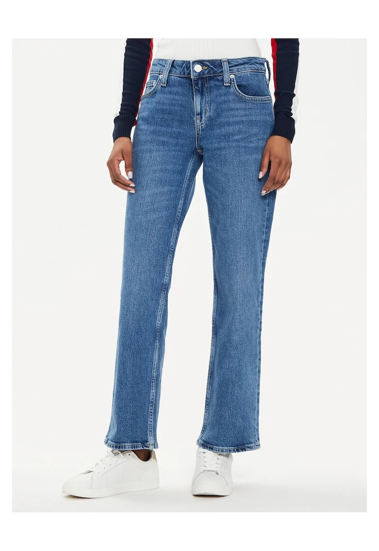 Blugi dama  Straight Fit, Albastru