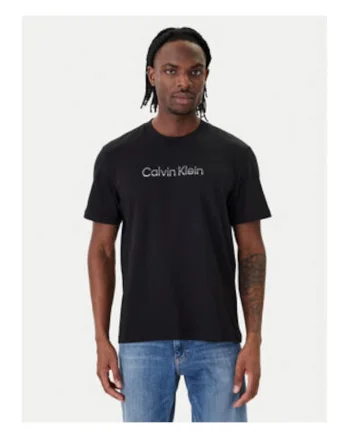 Tricou cu imprimeu logo, Negru