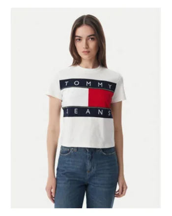 Tricou din bumbac cu imprimeu grafic, Rosu/Alb/Bleumarin inchis