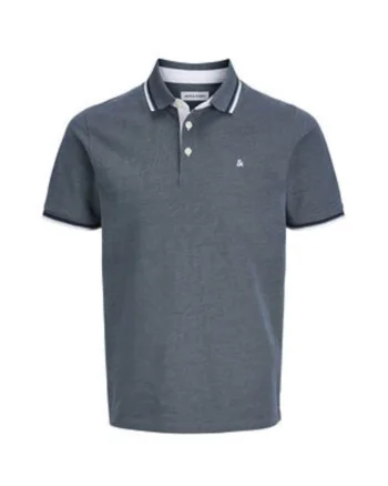 Tricou polo barbati,  gri, bumbac organic, maneca scurta, croiala regulara, set multicolor