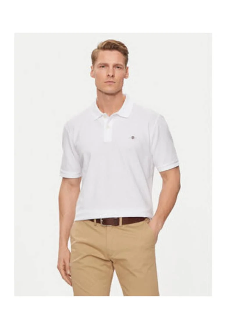 Tricou Polo Barbati  Alb, Alb