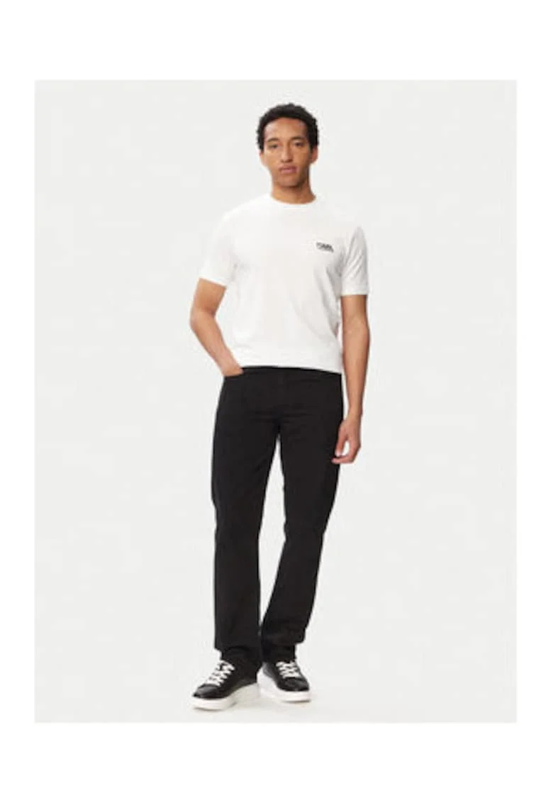 Tricou Barbatesc,  Alb, bumbac, regular fit