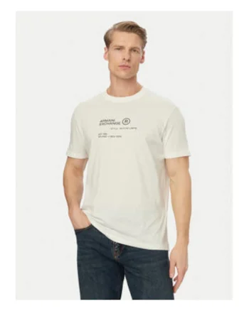 Tricou Barbatesc,  Alb, bumbac, imprimeu grafic